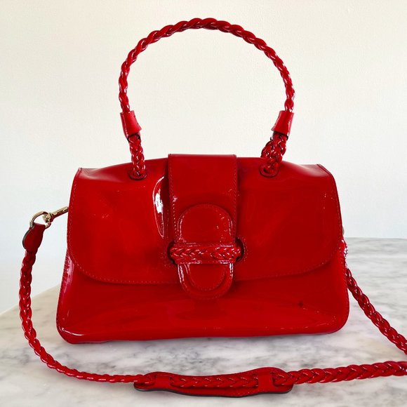 VALENTINO HISTOIRE ROUGE PATENT - Picture 1 of 8